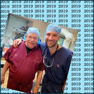 Photo of Dr. Thomas Balshi with Dr. Robert Slauch