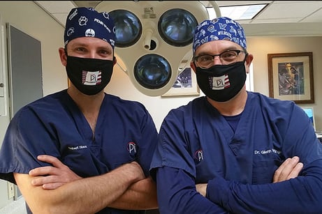 Drs. Robert Slauch and Glenn Wolfinger, Board Certified Prosthodontists at Pi Dental Center