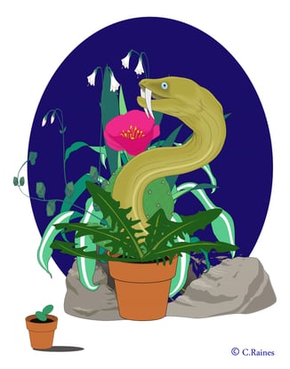 Cutting back on good oral hygiene is like growing a tiny seedling into an enormous monster.