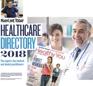 Dr Glenn Wolfinger, Main Line Today Top Practitioner 2018